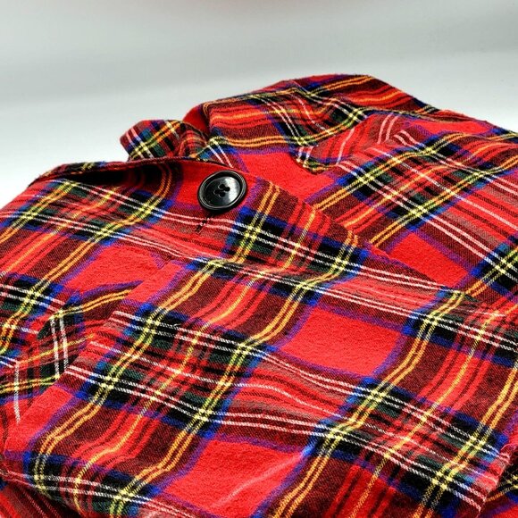 VTG Red Pepper Action Wear  Red Plaid/Tartan Blazer Jacket - Picture 9 of 12